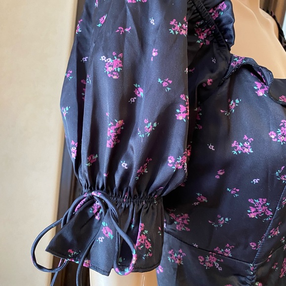 NWT ACOA Collection navy floral dress, size S - Picture 2 of 7